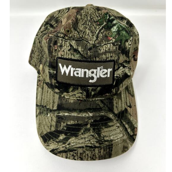 Wrangler Mens Camouflage Hunting Trucker Hat Baseball Cap Lid Camo Adjustable - Picture 1 of 3